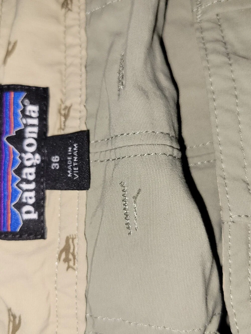 Patagonia Men’s Light Khaki/green Cargo Pants